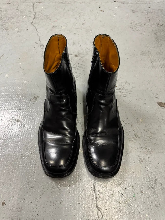 2000s Dolce & Gabbana Black Leather Boots vbdaNxs 1