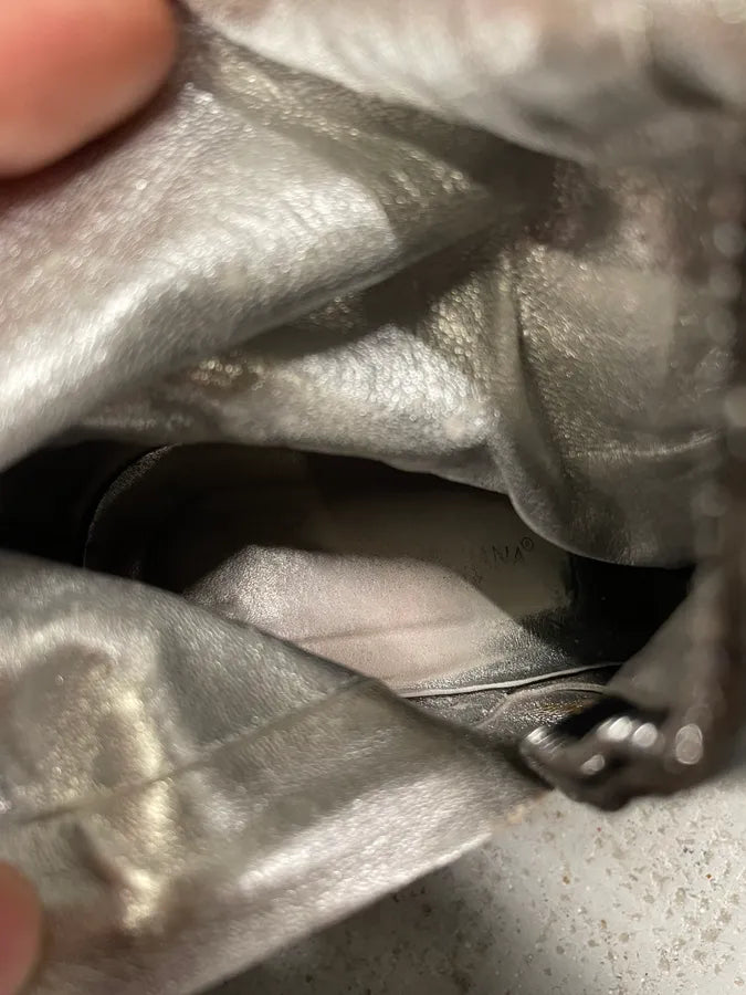 2000s Dolce & Gabbana Black Leather Full Heels (38.5eu/us6) 7