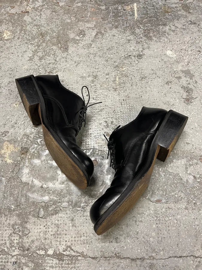 2000s Dolce & Gabbana Black Leather Loafers (41eu/us8) umlHHEa 2