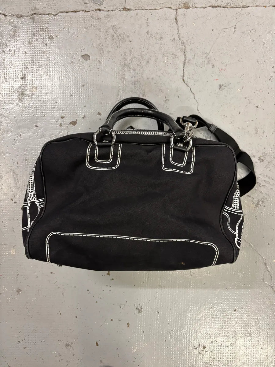 AW2010 Dolce & Gabbana Black Lily Ghost Trompe LOeil Bag ruTELUb 7