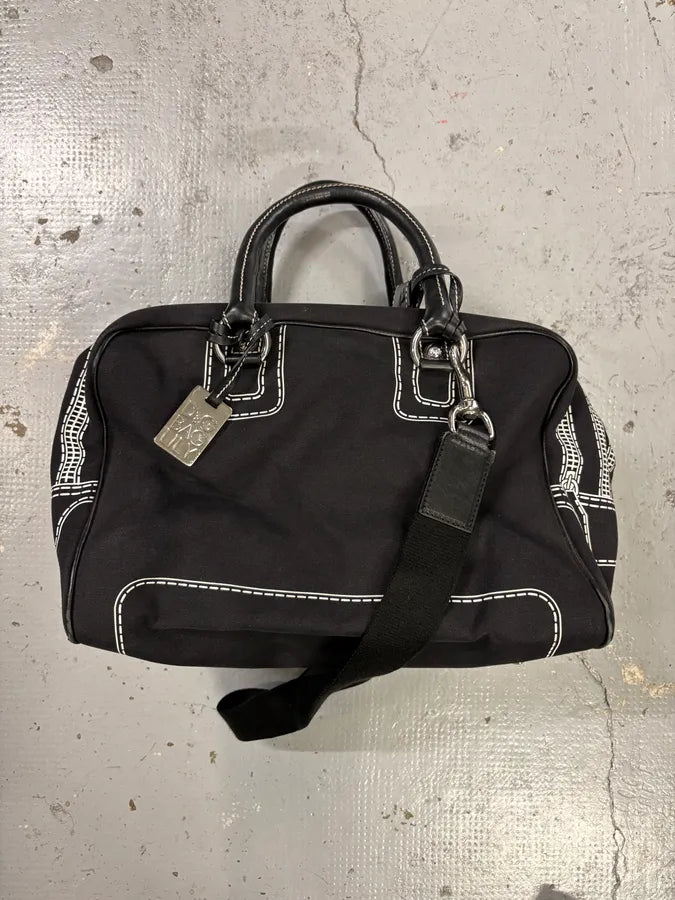 AW2010 Dolce & Gabbana Black Lily Ghost Trompe LOeil Bag ruTELUb 6