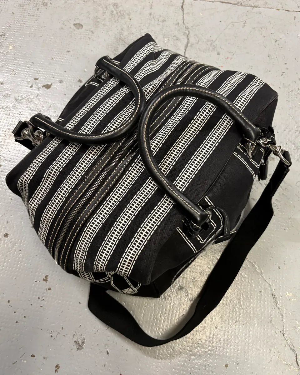 AW2010 Dolce & Gabbana Black Lily Ghost Trompe LOeil Bag ruTELUb 3
