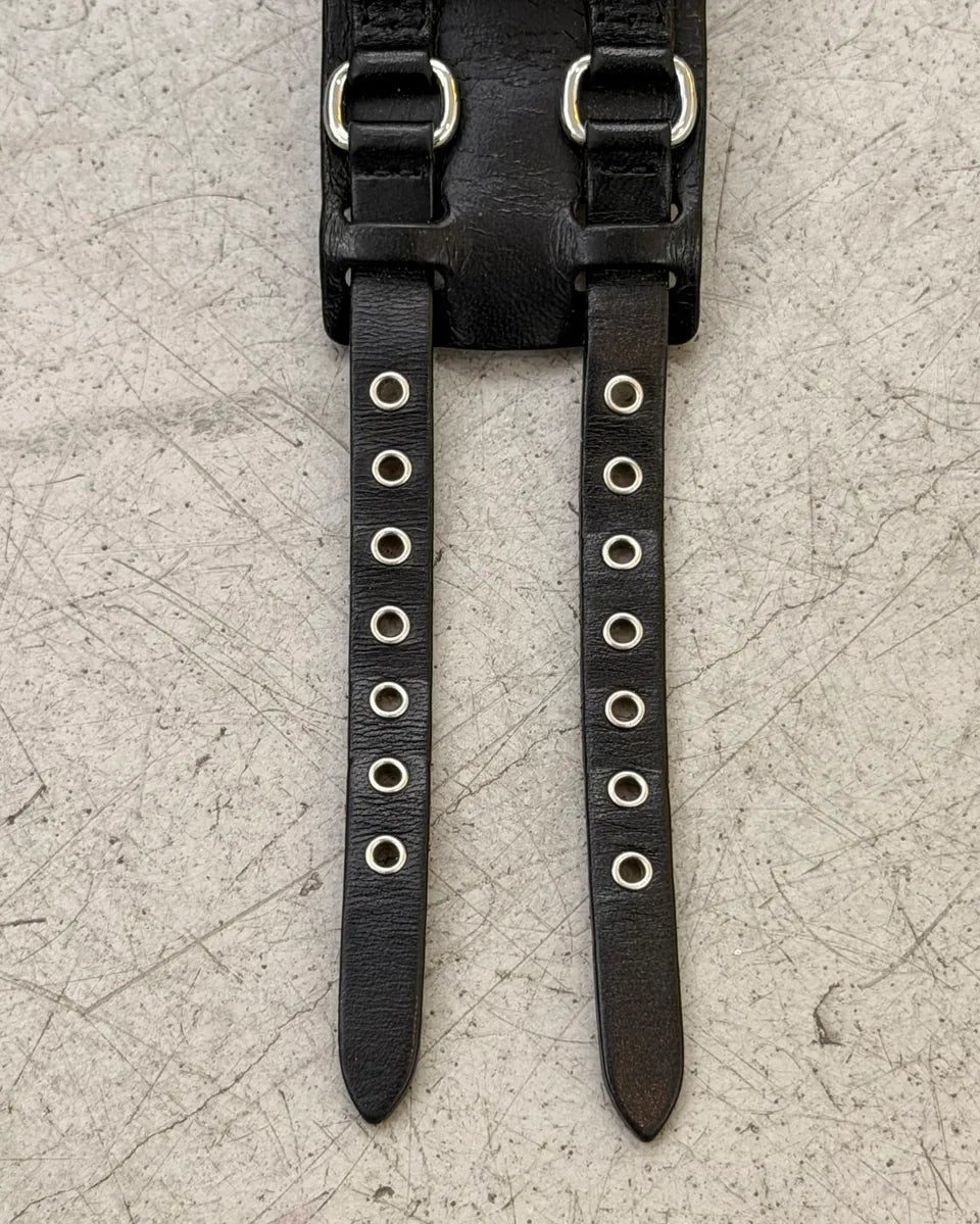2000s Dolce & Gabbana Black Leather Multi-Strap Watch BnIBYuq 5