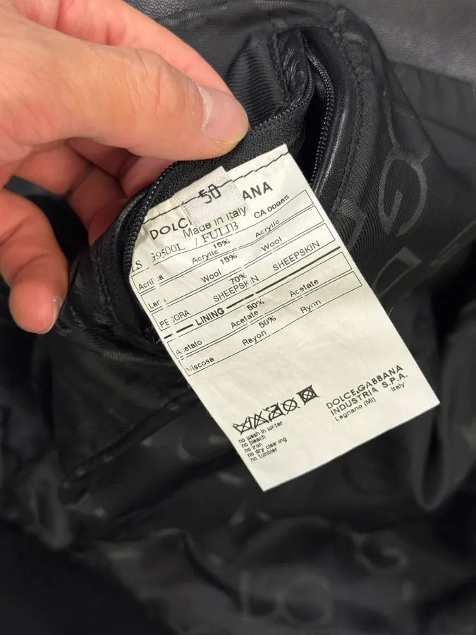 2000s Dolce & Gabbana Black Leather Multi-Zip Jacket WvRYiTb 8