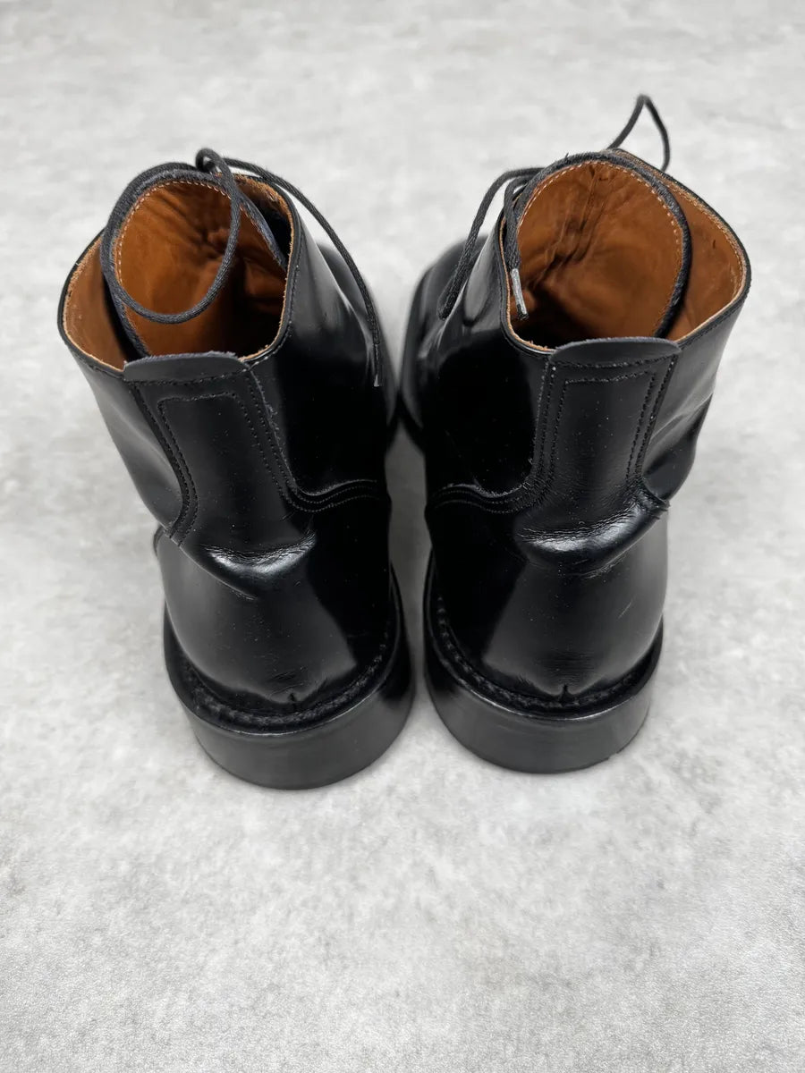2000s Dolce & Gabbana Black Leather Ranger Boots mYwTUNu 2