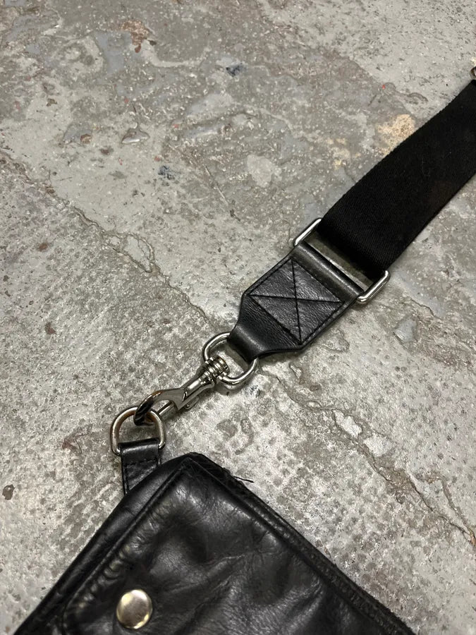 2000s Dolce & Gabbana Black Leather Shoulder Bag BdfvInZ 3