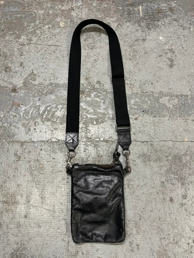 2000s Dolce & Gabbana Black Leather Shoulder Bag BdfvInZ 5
