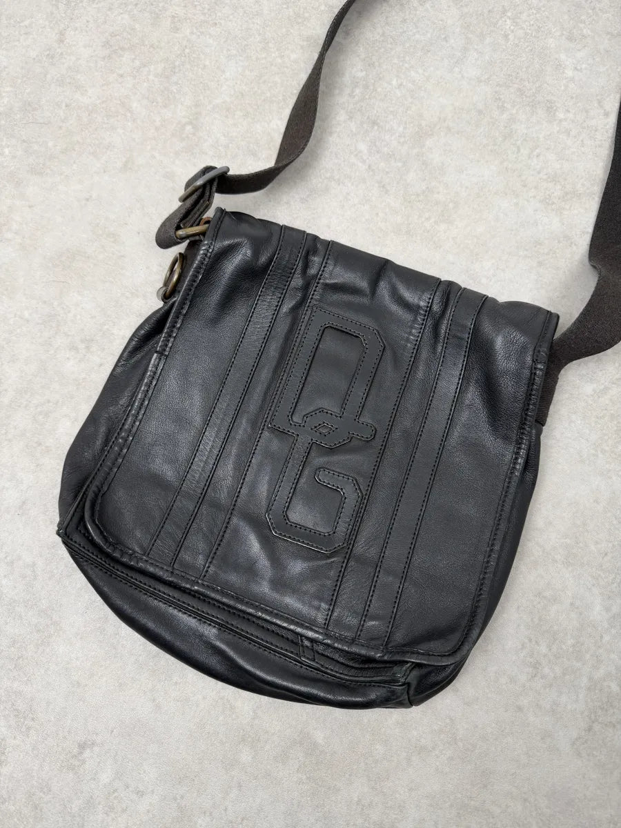 2000s Dolce & Gabbana Black Leather Shoulder Bag ghpRRpq 4