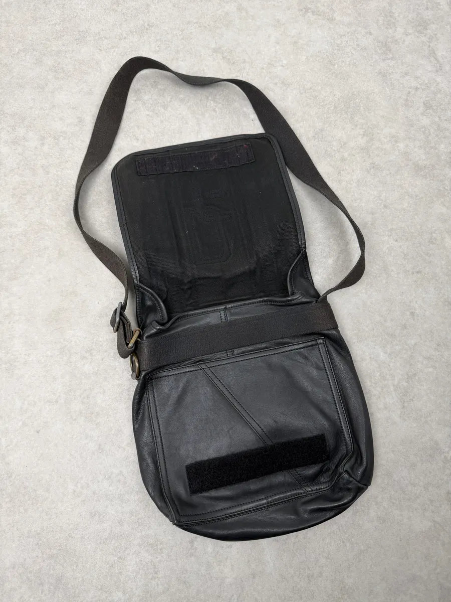 2000s Dolce & Gabbana Black Leather Shoulder Bag ghpRRpq 6