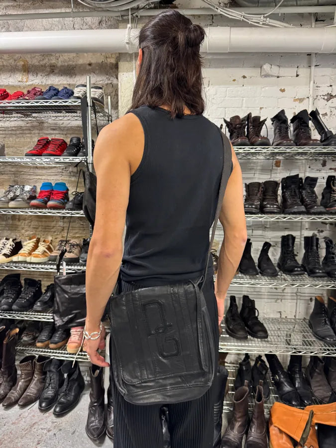 2000s Dolce & Gabbana Black Leather Shoulder Bag rYJhmOt 1