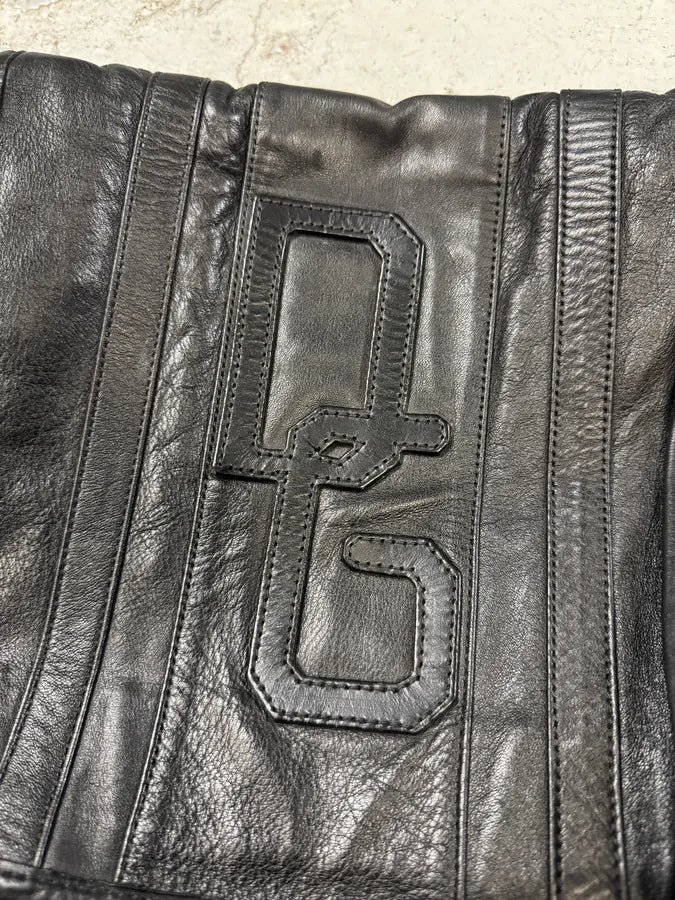2000s Dolce & Gabbana Black Leather Shoulder Bag rYJhmOt 4