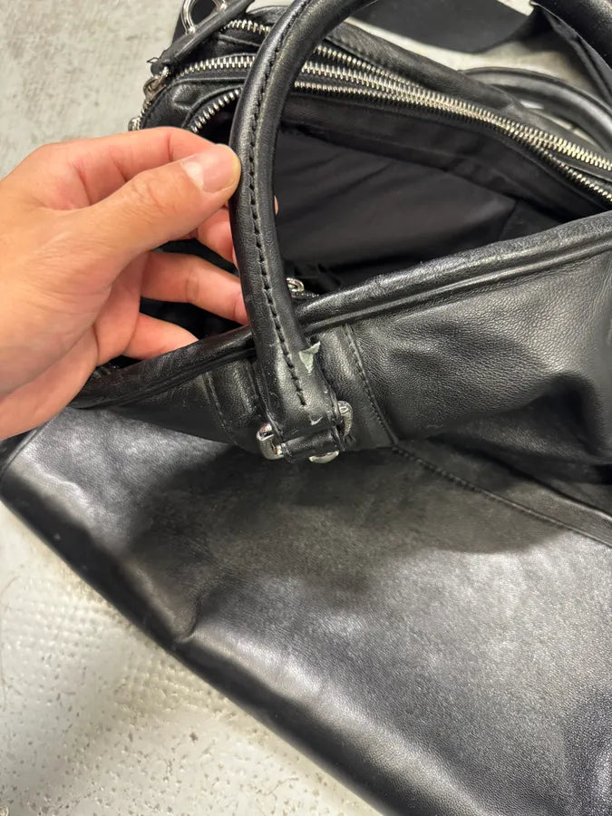 2000s Dolce & Gabbana Black Leather Shoulder Bag (OS) YvieWOV 5