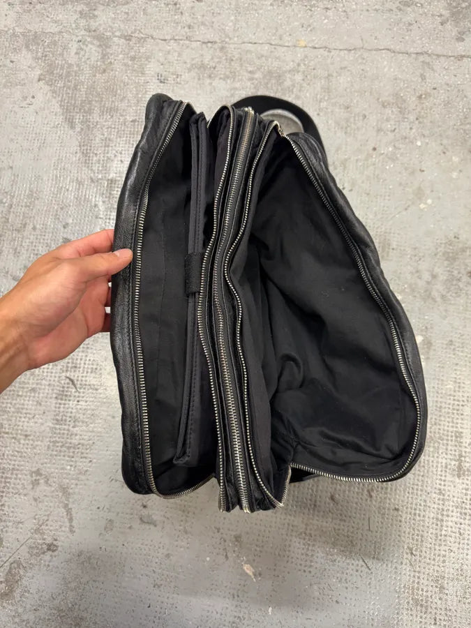 2000s Dolce & Gabbana Black Leather Shoulder Bag (OS) YvieWOV 7