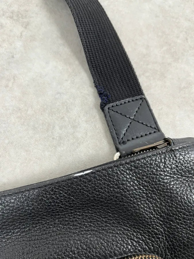 2000s Dolce & Gabbana Black Leather Shoulder Bag vnzEVYV 4