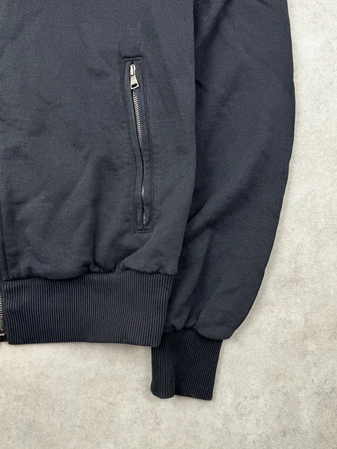 2010s Dolce & Gabbana Black Logo Patch Zip-Up Hoodie badkgOK 7