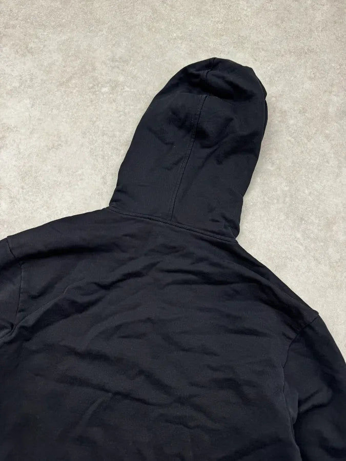 2010s Dolce & Gabbana Black Logo Patch Zip-Up Hoodie badkgOK 5