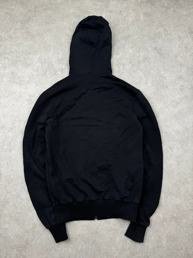 2010s Dolce & Gabbana Black Logo Patch Zip-Up Hoodie badkgOK 1