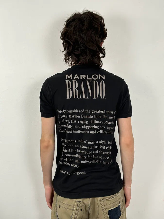 2000s Dolce & Gabbana Black Marlon Brando T-Shirt YBxOEJA 2