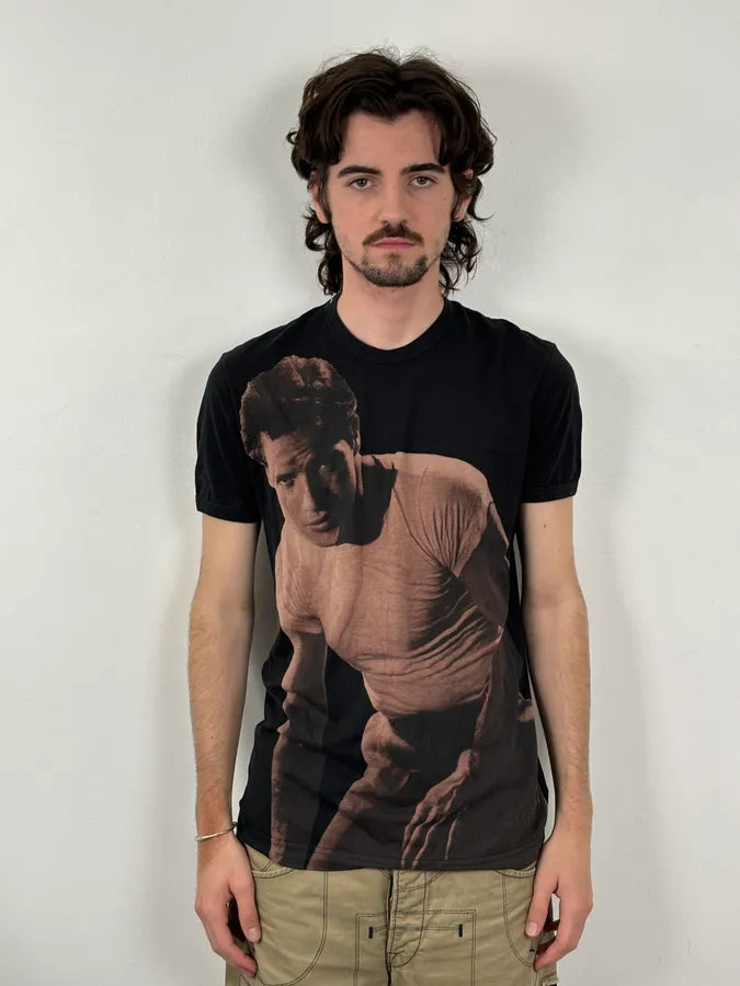 2000s Dolce & Gabbana Black Marlon Brando T-Shirt YBxOEJA 1