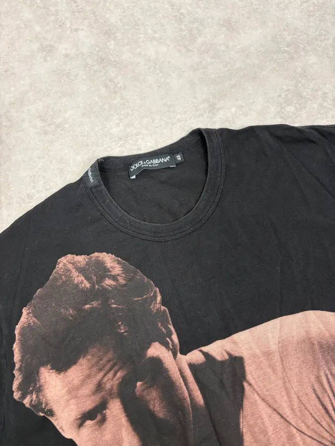 2000s Dolce & Gabbana Black Marlon Brando T-Shirt YBxOEJA 4