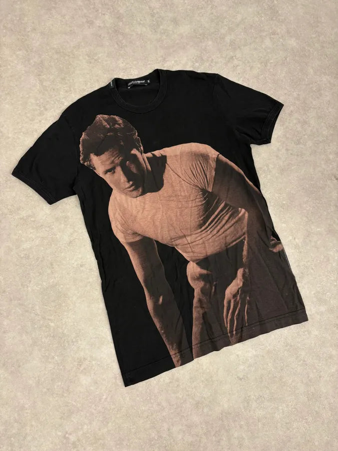 2000s Dolce & Gabbana Black Marlon Brando T-Shirt YBxOEJA 3