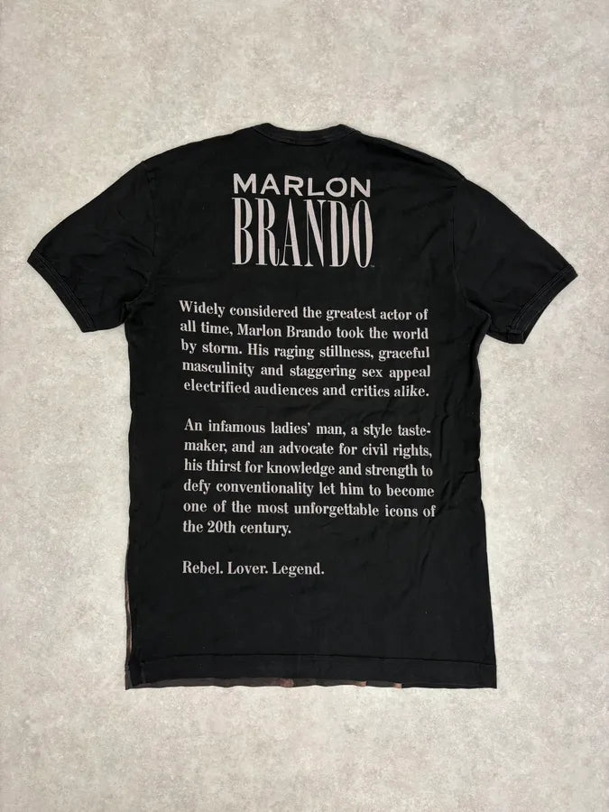 2000s Dolce & Gabbana Black Marlon Brando T-Shirt YBxOEJA 5