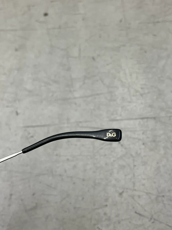 2000s Dolce & Gabbana Black Metal Aviator Sunglasses ghCFWNg 13