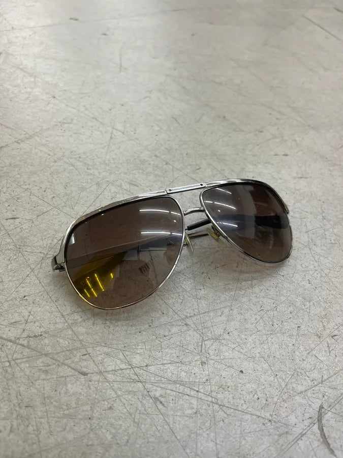 2000s Dolce & Gabbana Black Metal Aviator Sunglasses ghCFWNg 7