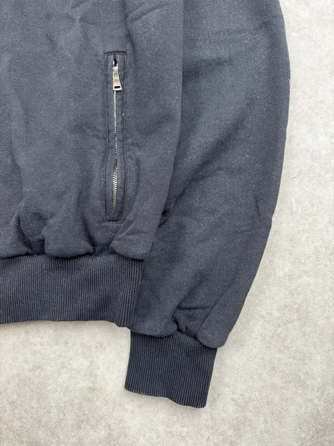 2000s Dolce & Gabbana Black Metal Logo Zip-Up Hoodie PjzyoHw 8
