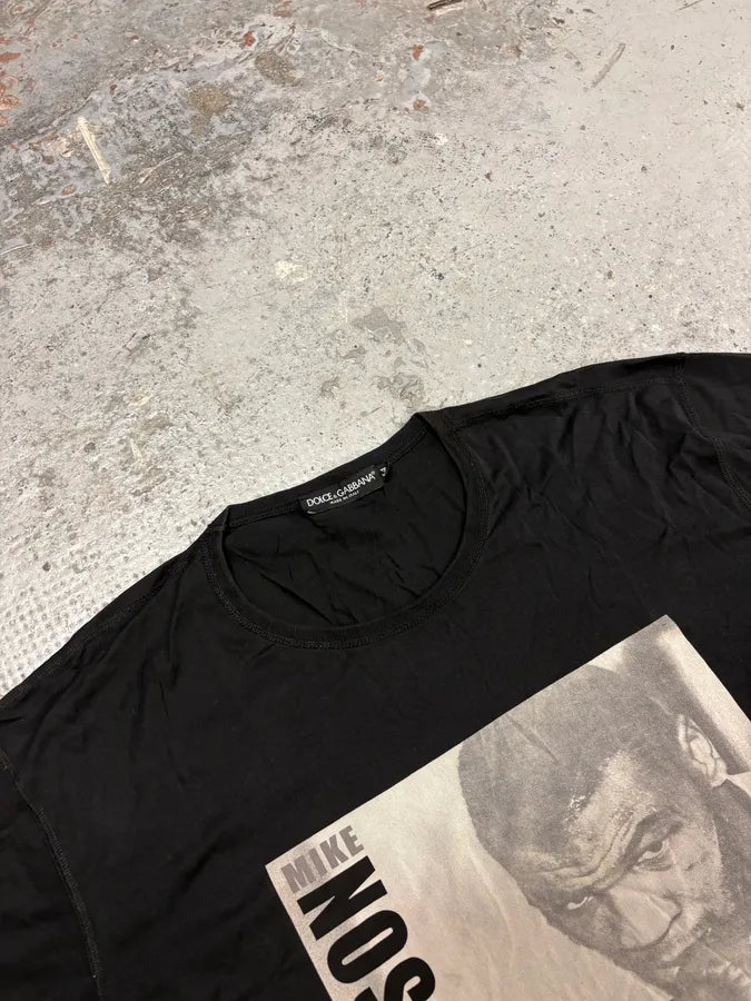 2000s Dolce & Gabbana Black Mike Tyson T-Shirt KprjCnf 4