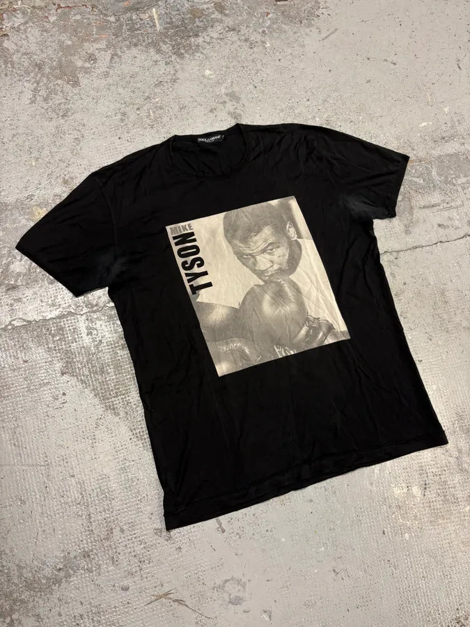 2000s Dolce & Gabbana Black Mike Tyson T-Shirt KprjCnf 3