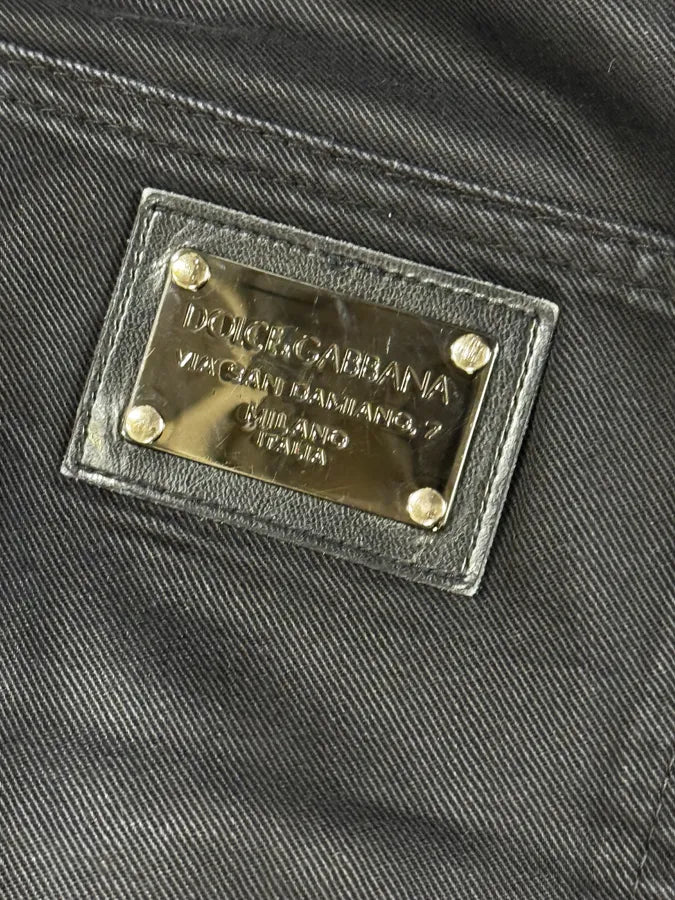 2000s Dolce & Gabbana Black Minimalist Pants sAZOUir 4