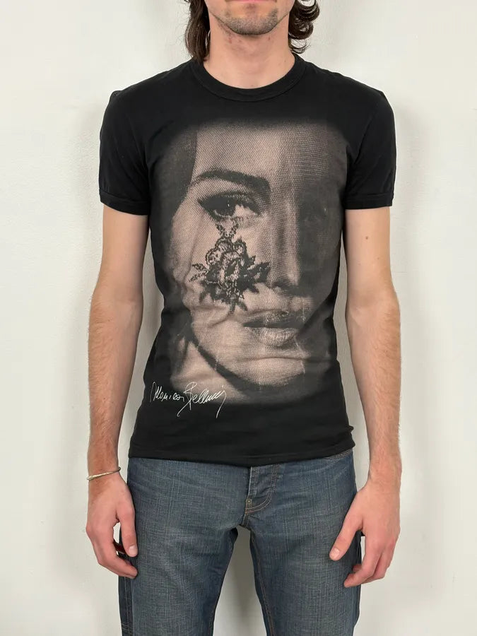 SS2009 Dolce & Gabbana Black Monica Bellucci T-Shirt fZcDCzI 1
