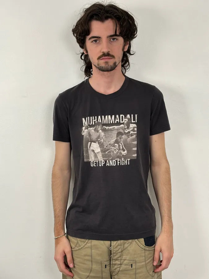 2000s Dolce & Gabbana Black Muhammad Ali T-Shirt KggOkDU 1