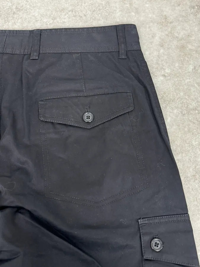 2000s Dolce & Gabbana Black Flat Pockets Pants vRXhwSm 7