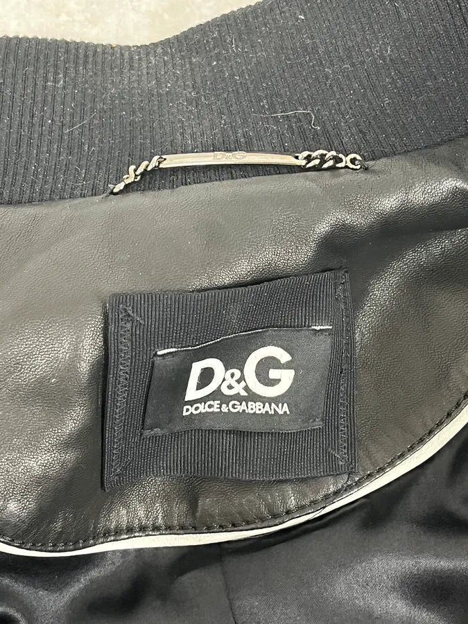 2000s Dolce & Gabbana Black  Multi-Zip Leather Jacket muSyhKg 9