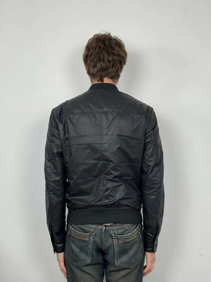 2000s Dolce & Gabbana Black Nylon Bomber Jacket  fzbMWIN 2