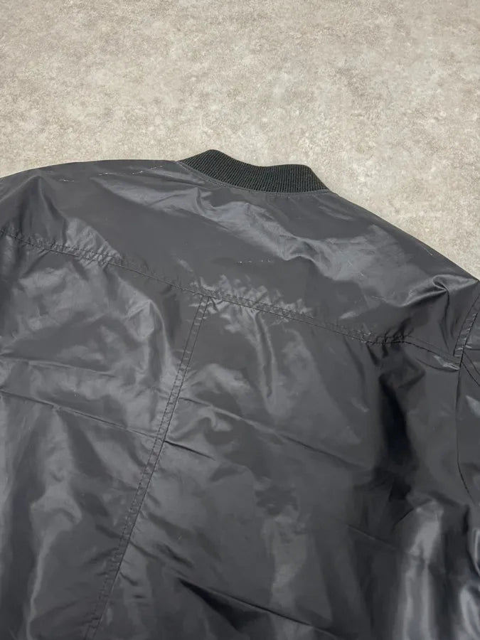 2000s Dolce & Gabbana Black Nylon Bomber Jacket  fzbMWIN 5