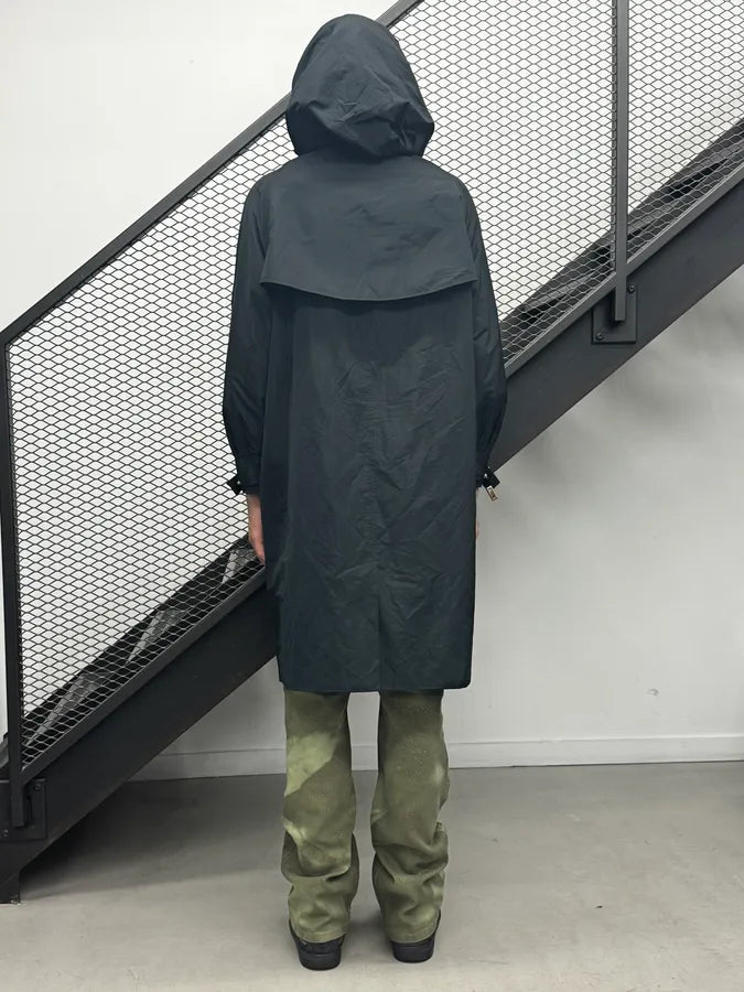 2000s Dolce & Gabbana Black Nylon Long Coat RLQoTiF 3