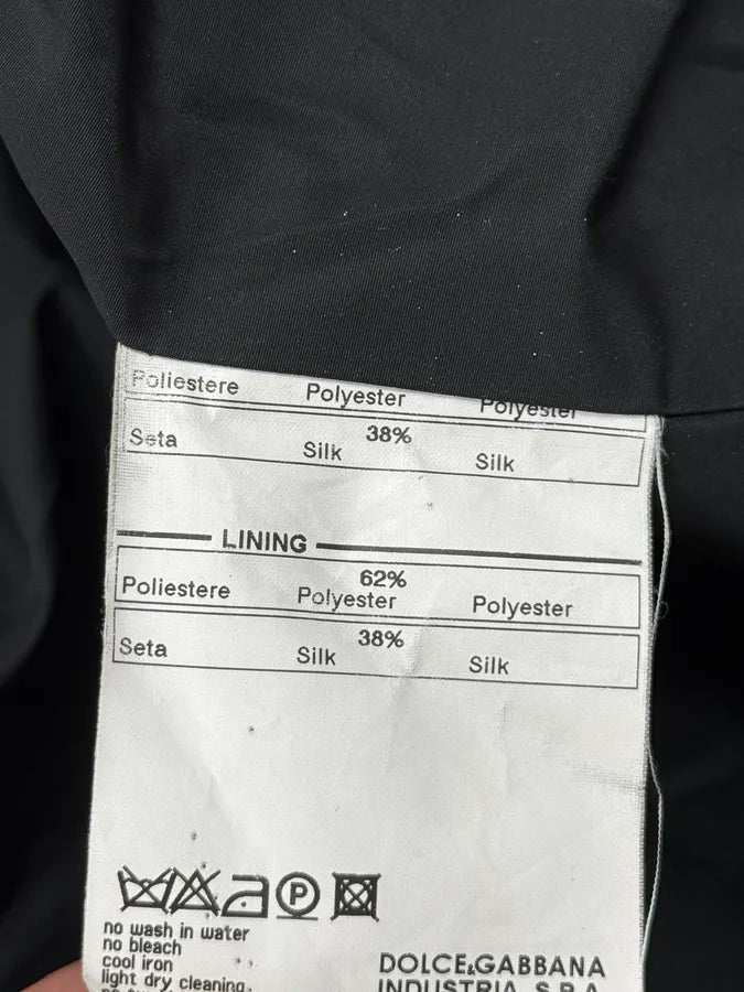 2000s Dolce & Gabbana Black Nylon Long Coat RLQoTiF 11