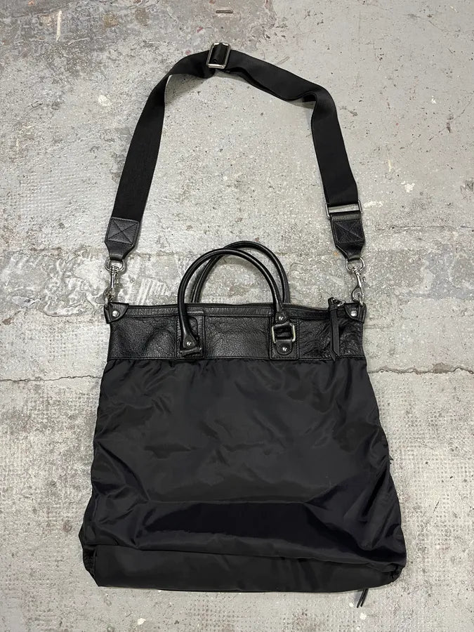 2000s Dolce & Gabbana Black Nylon Cargo Messenger Shoulder Bag (OS) QXsdufm 7