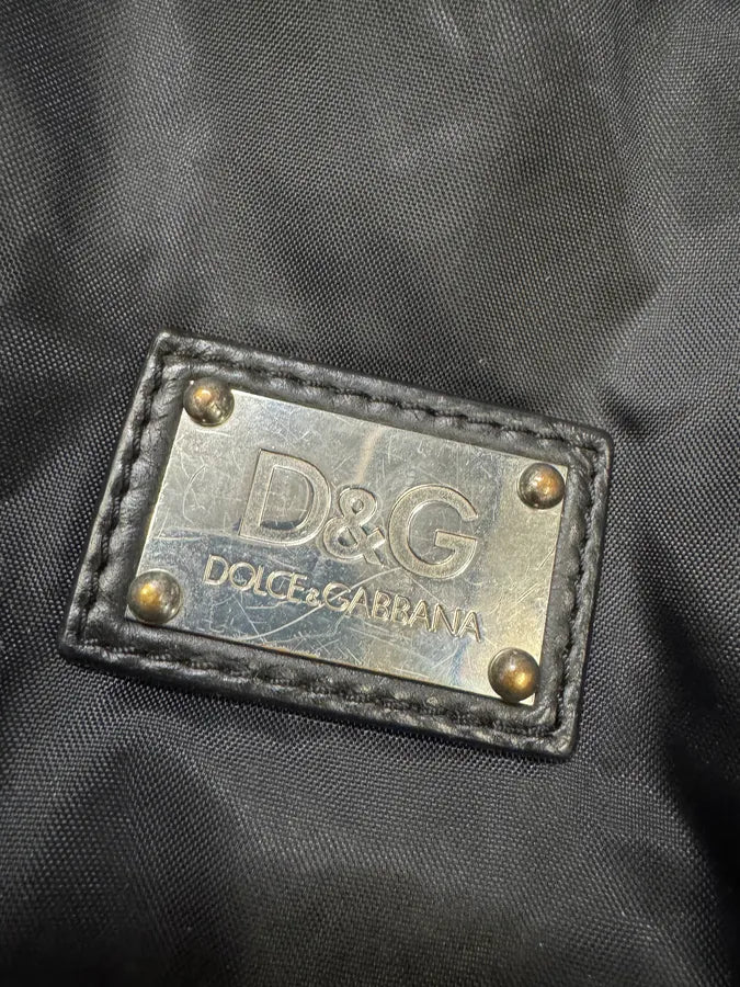 2000s Dolce & Gabbana Black Nylon Cargo Shoulder Bag qSzGgfa 6
