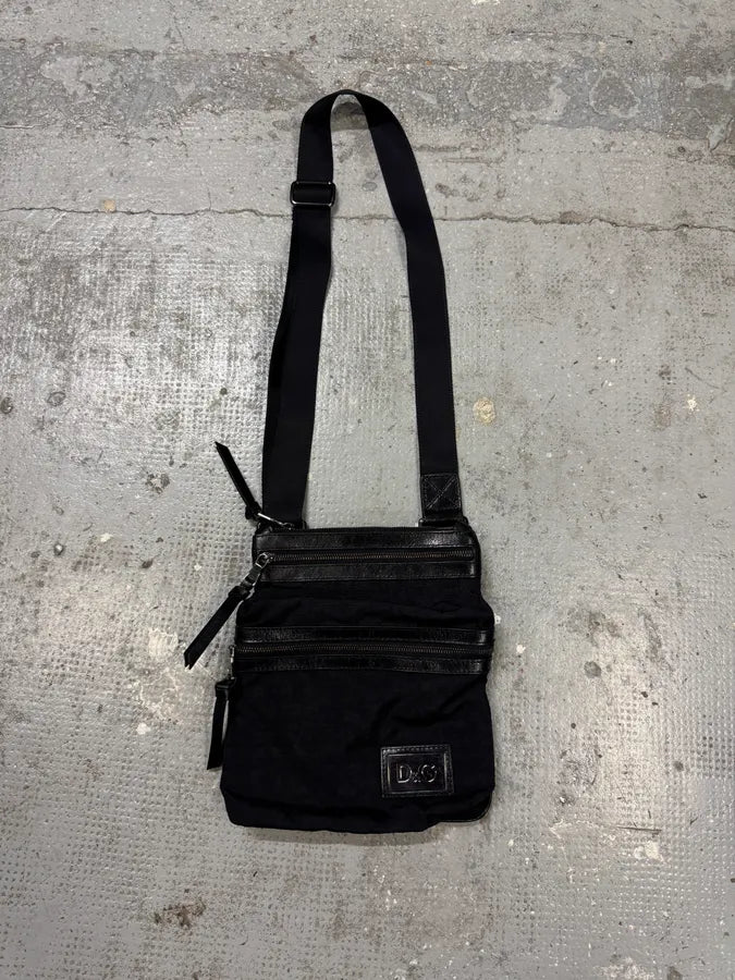 2000s Dolce & Gabbana Black Nylon Cargo Shoulder Bag ZtGMfnP 2