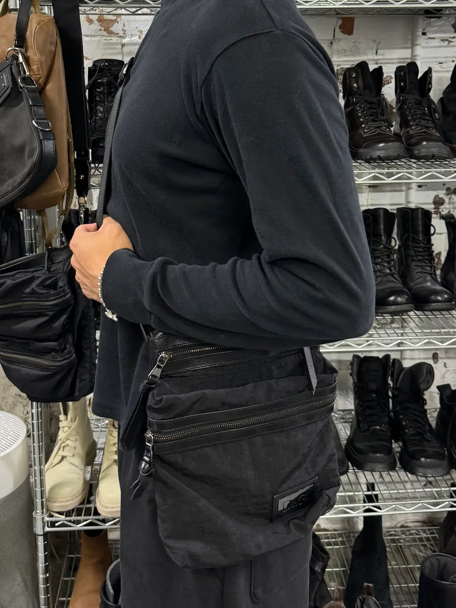 2000s Dolce & Gabbana Black Nylon Cargo Shoulder Bag ZtGMfnP 3