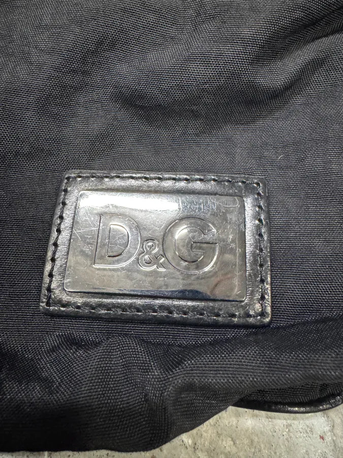 2000s Dolce & Gabbana Black Nylon Cargo Shoulder Bag ZtGMfnP 4