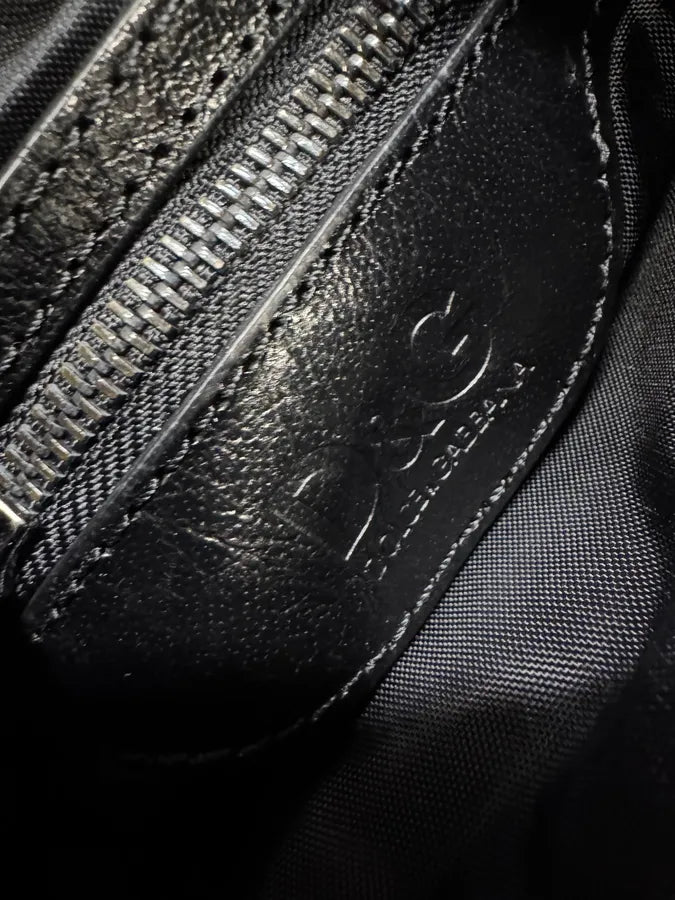 2000s Dolce & Gabbana Black Nylon Cargo Shoulder Bag ZtGMfnP 6