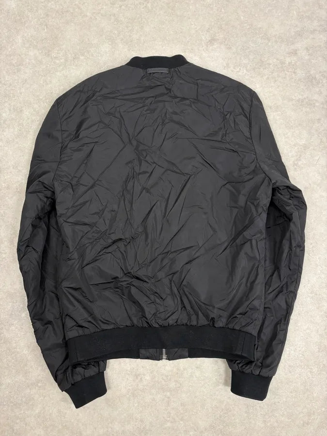 AW2016 Dolce & Gabbana Black Nylon Embroidered Revolver Gun Jacket mNwtgiO 5