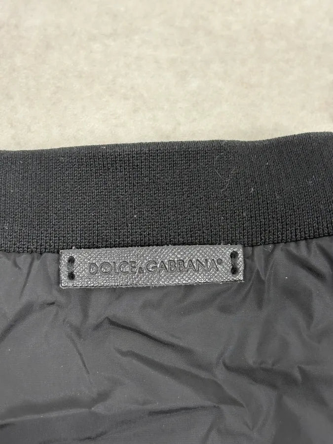 AW2016 Dolce & Gabbana Black Nylon Embroidered Revolver Gun Jacket mNwtgiO 9