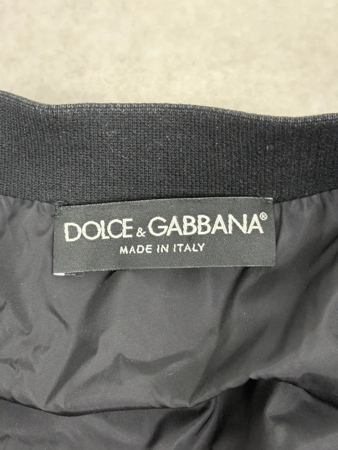 AW2016 Dolce & Gabbana Black Nylon Embroidered Revolver Gun Jacket mNwtgiO 10