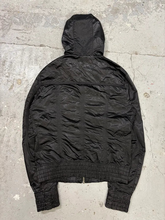 2000s Dolce & Gabbana Black Nylon Hooded Jacket dqbZYnm 10